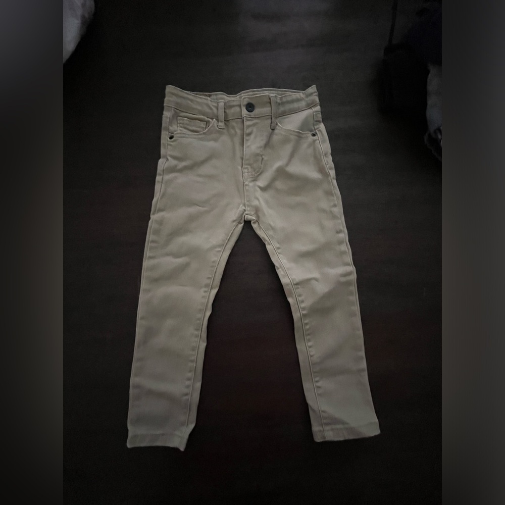 4T Boys Volcom Khaki color jeans - barely worn like new